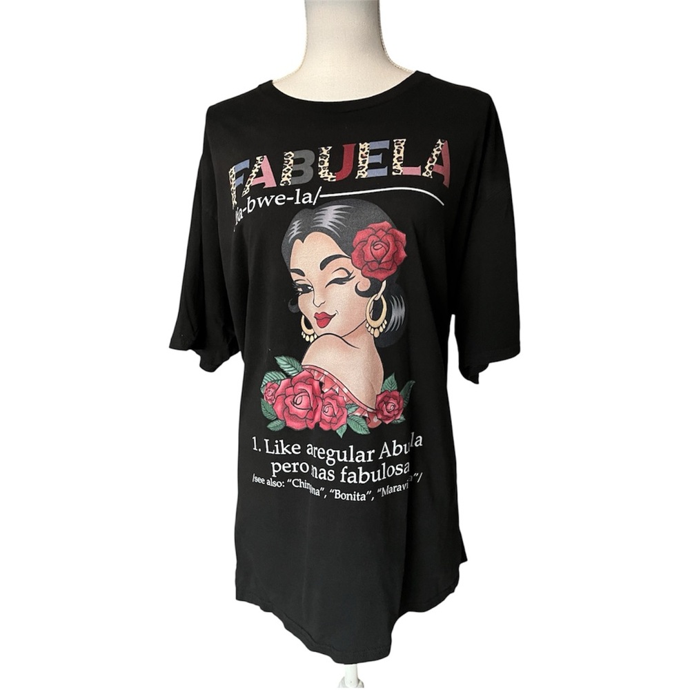 Fabuela Tshirt Spanish Fabuela Definition Chingona - Picture 4 of 4